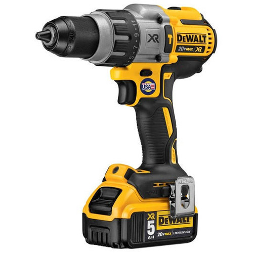 Dewalt DEWALT 20V MAX* XRÂ® Brushless Cordless 3-Speed 1/2 in. Hammer Drill/Driver Kit (5.0 Ah) DCD996P2 