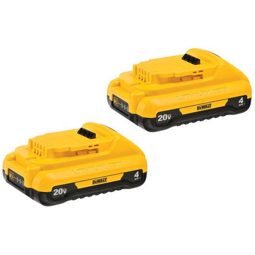 Dewalt DEWALT 20V MAX Compact 4Ah Batteries 2 Pack DCB240-2 