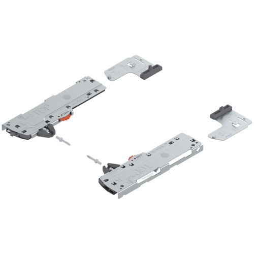  Blum T60L7570 Left and Right TIP-ON Unit and Trigger, L1 Standard Duty, for Total Drawer Weight 88 lbs - 155 bs 18"-30" 