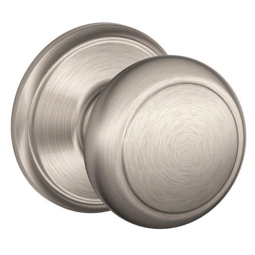  Schlage Lock F-Series Passage Knob Andover Series with a Standard Rosette 