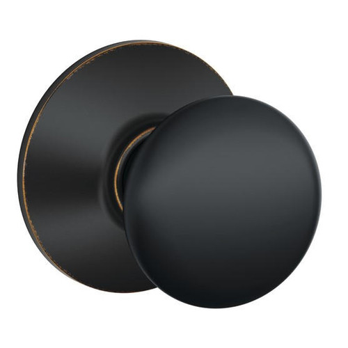  Schlage Lock F-Series Passage Knob Plymouth Series with a Standard Rosette 