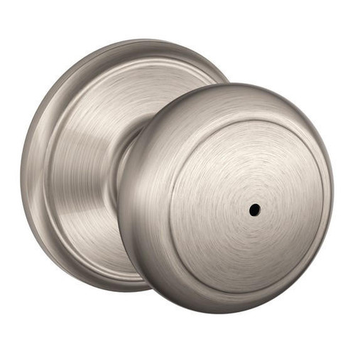 Schlage Lock Schlage F40 Series Privacy Knob Andover Series with a Addison Rosette 