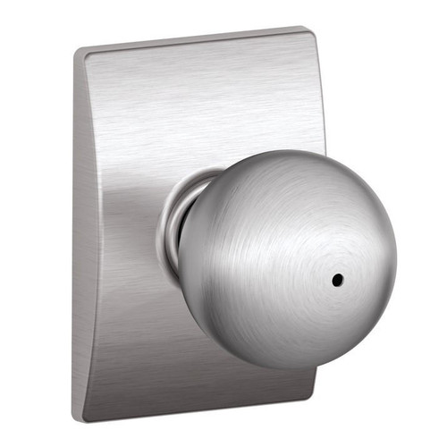 Schlage Lock Schlage F40 Series Privacy Knob Orbit Series with a Century Rosette 