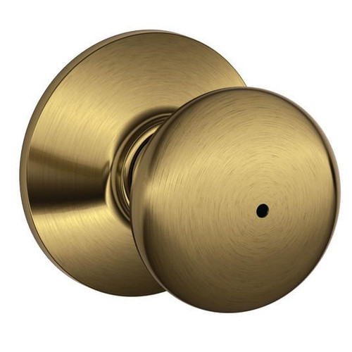 Schlage Lock Schlage F40 Series Privacy Knob Plymouth Series with a Standard Rosette 