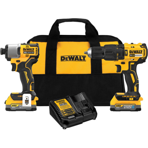 Dewalt DEWALT 20V Max Brushless 2- Kit W Powerstack DCK276E2 