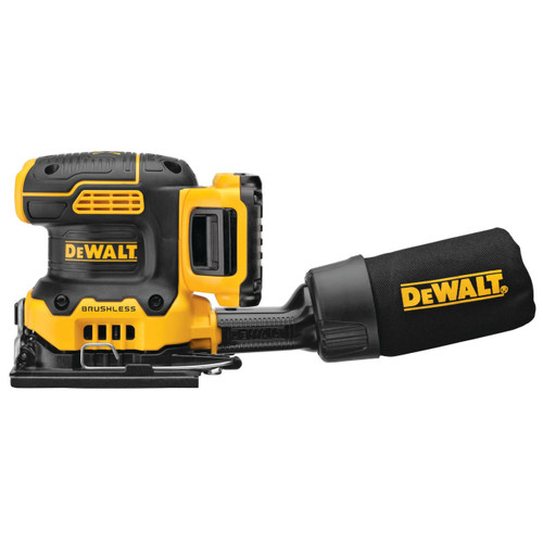 Dewalt DEWALT 20V MAX XR Cordless 1/4 Sheet Variable Speed Sander Kit (2.0 Ah Battery) DCW200D1 