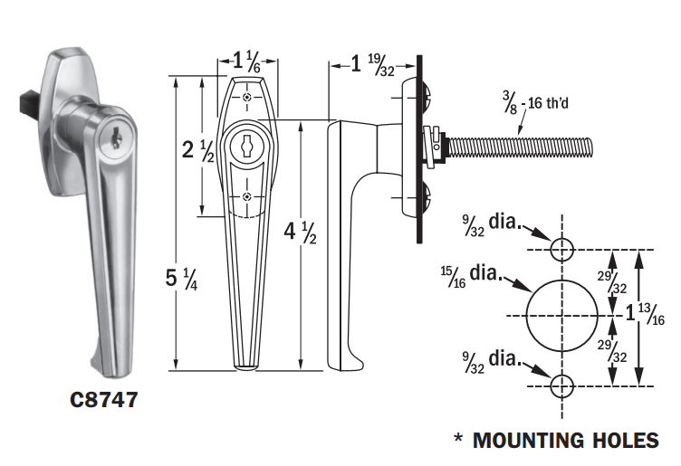 C8747 Cabinet and Handle Locks