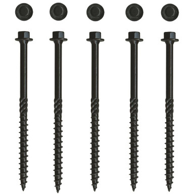 Timber Lagging Raker Big Timber BL #17 Black Log Timber Lag Screws
