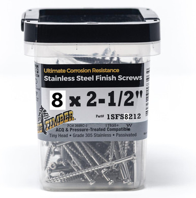 Timber Sfs Big Timber SFS Finish Head Wood Screws 316 Stainless Steel Torx/Star ...