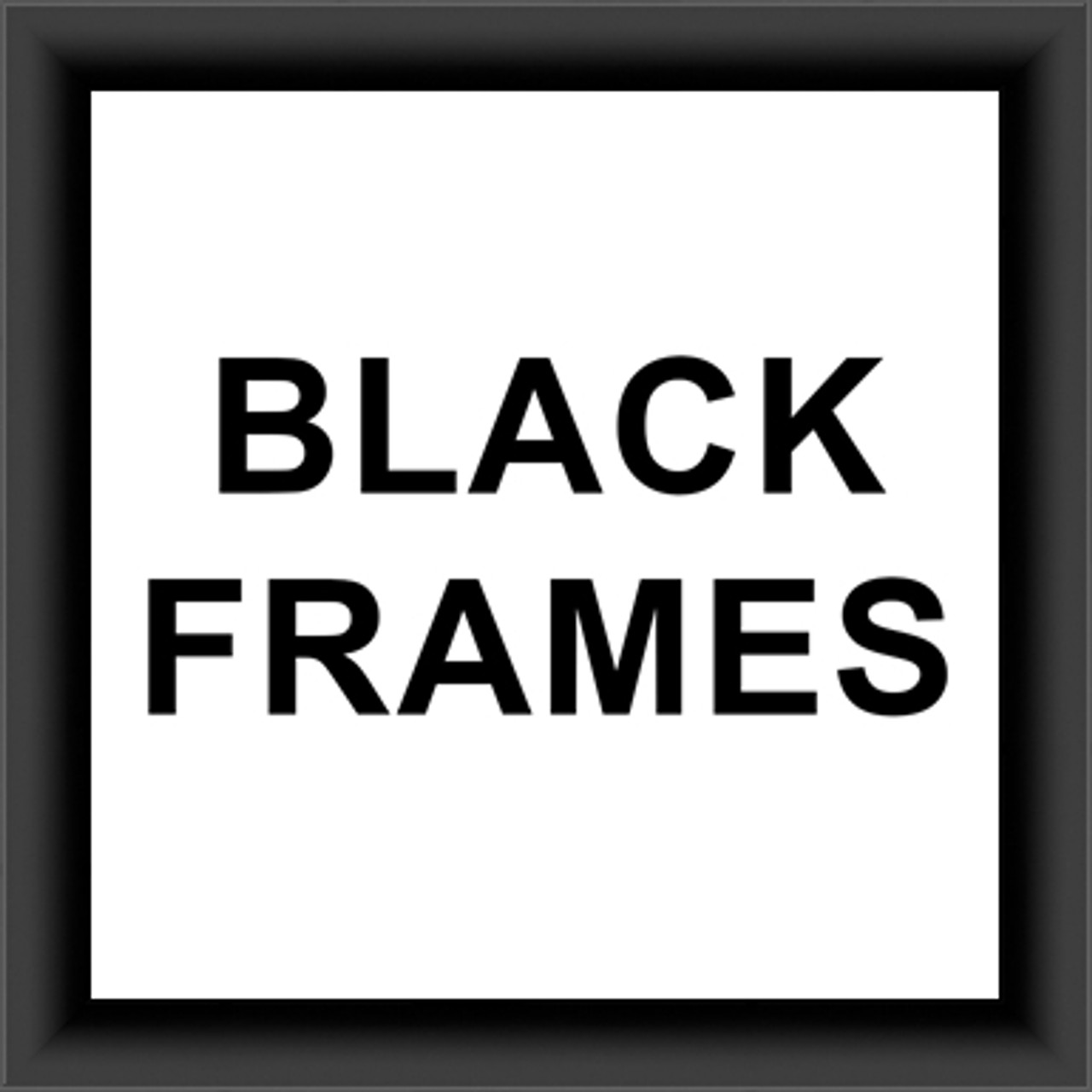 black frames for posters