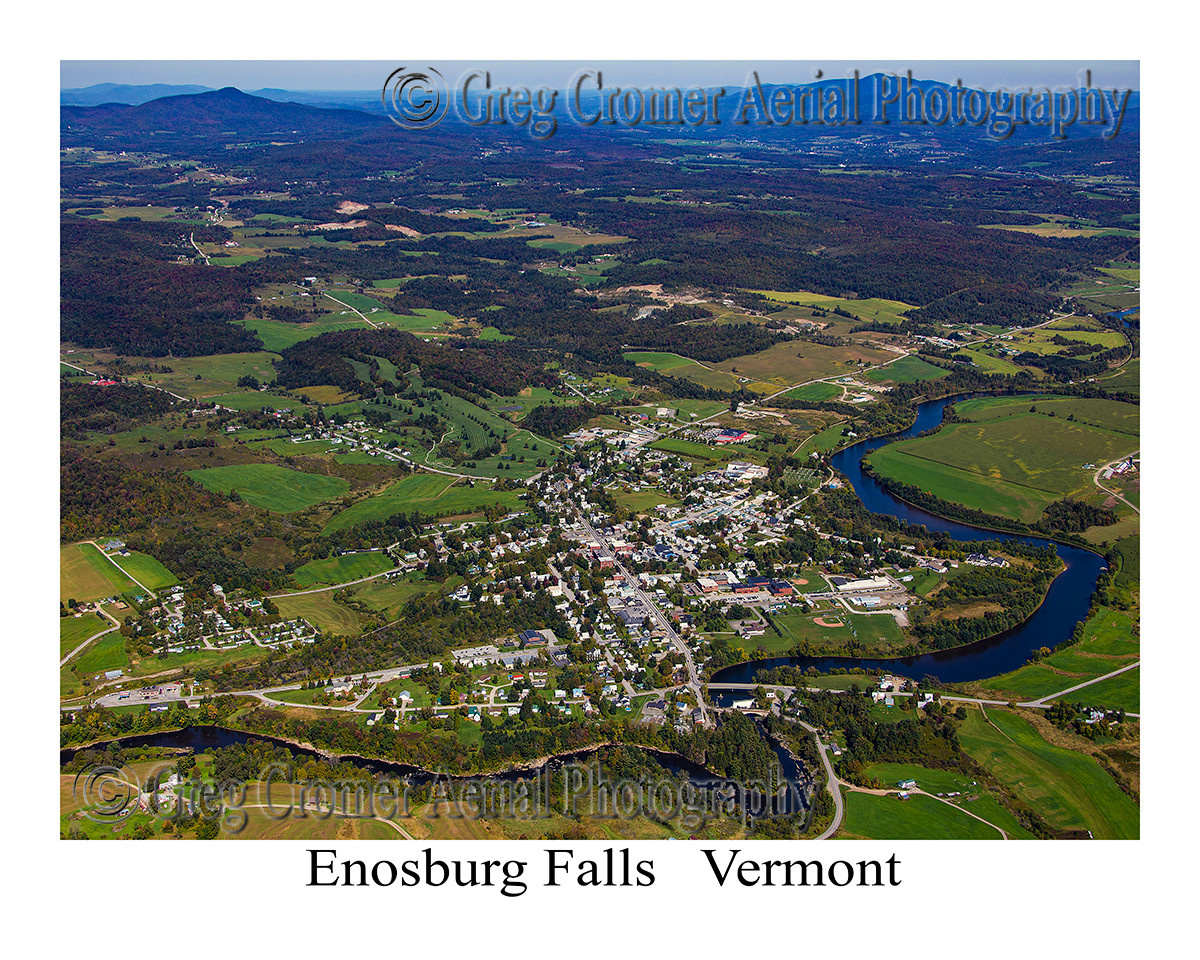 Greg Cromer Enosburg Falls from Village Frame Shoppe, St. Albans, Vermont
