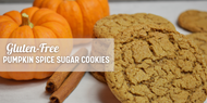 Gluten-Free Pumpkin Spice Sugar Cookies