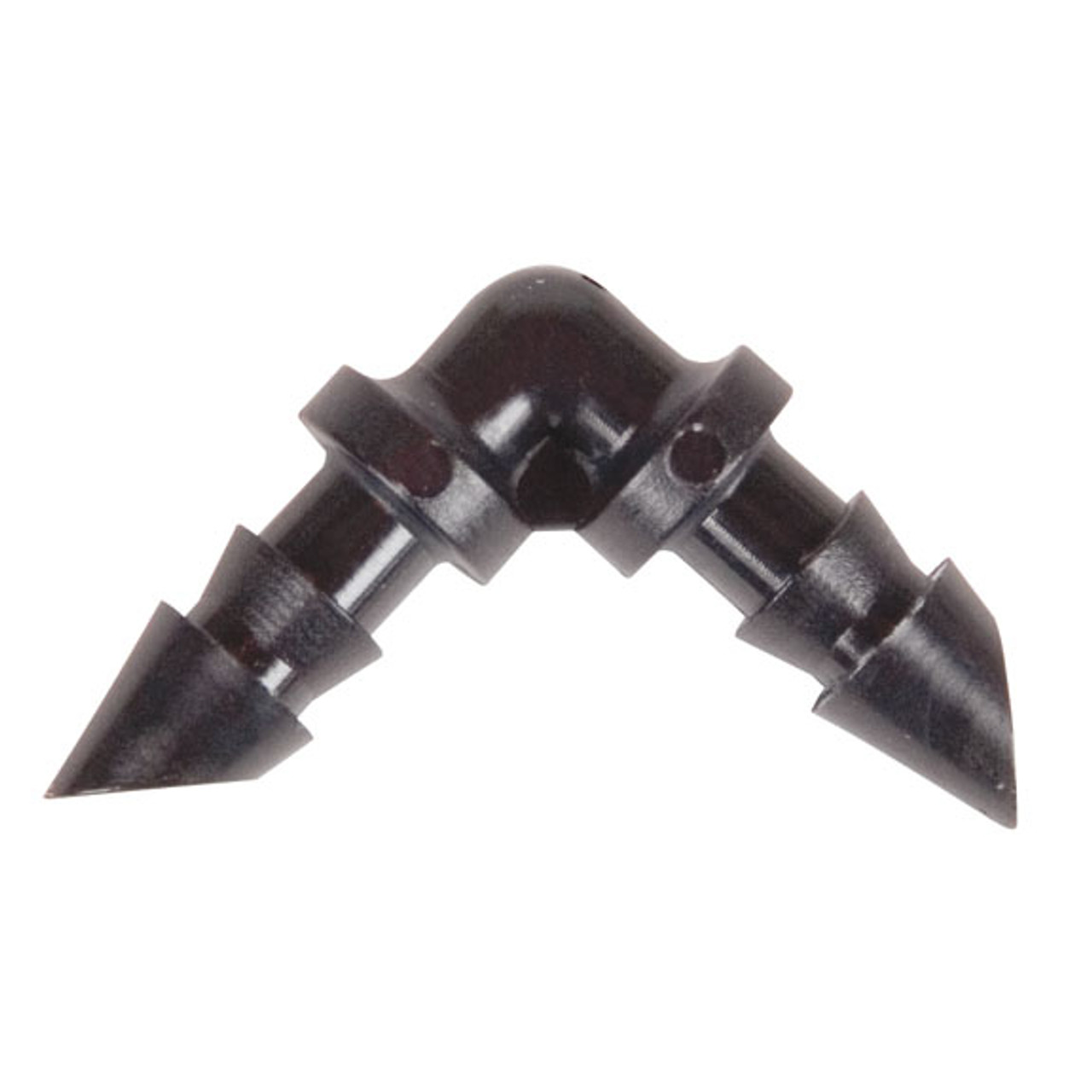 Double Barbed 1/4" Elbow - 10 pack