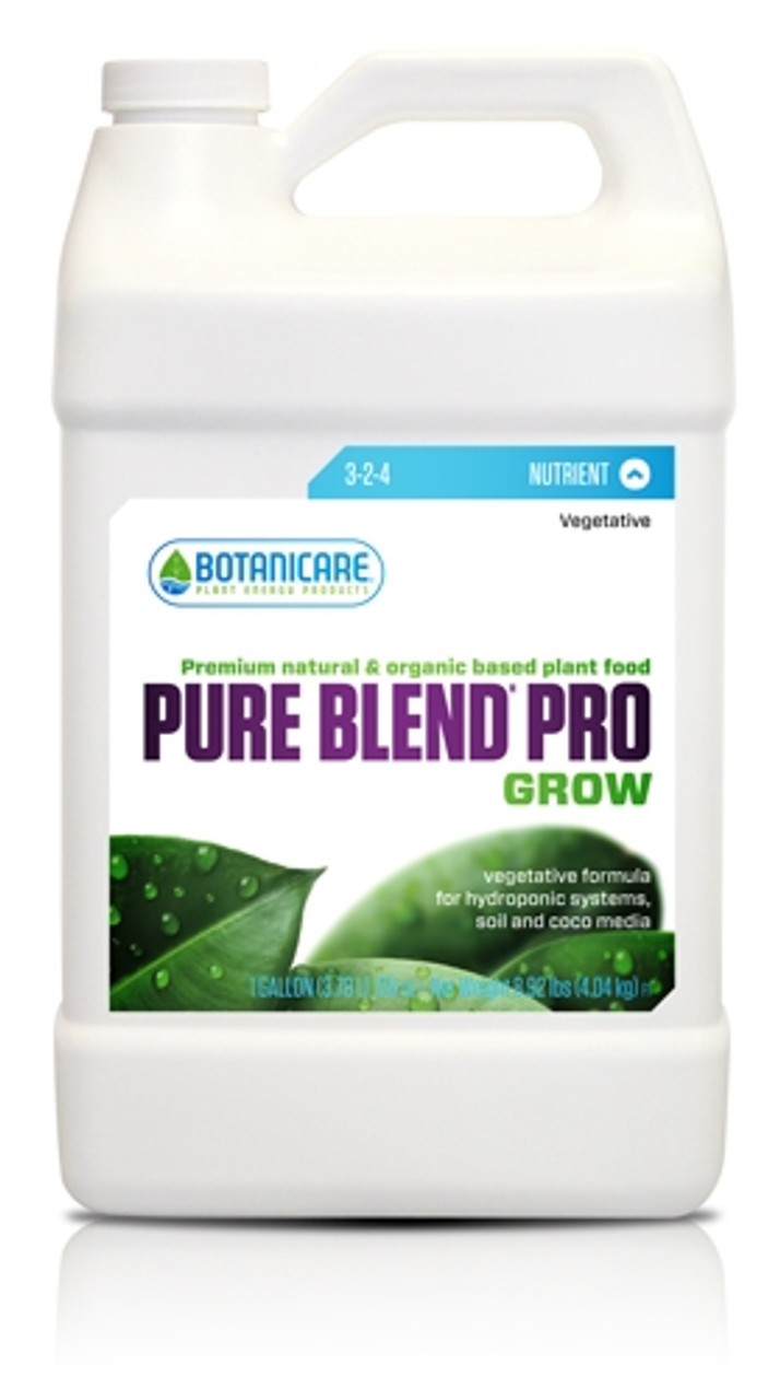 Botanicare Pure Blend Pro Grow (3-2-4) | 2.5 gal