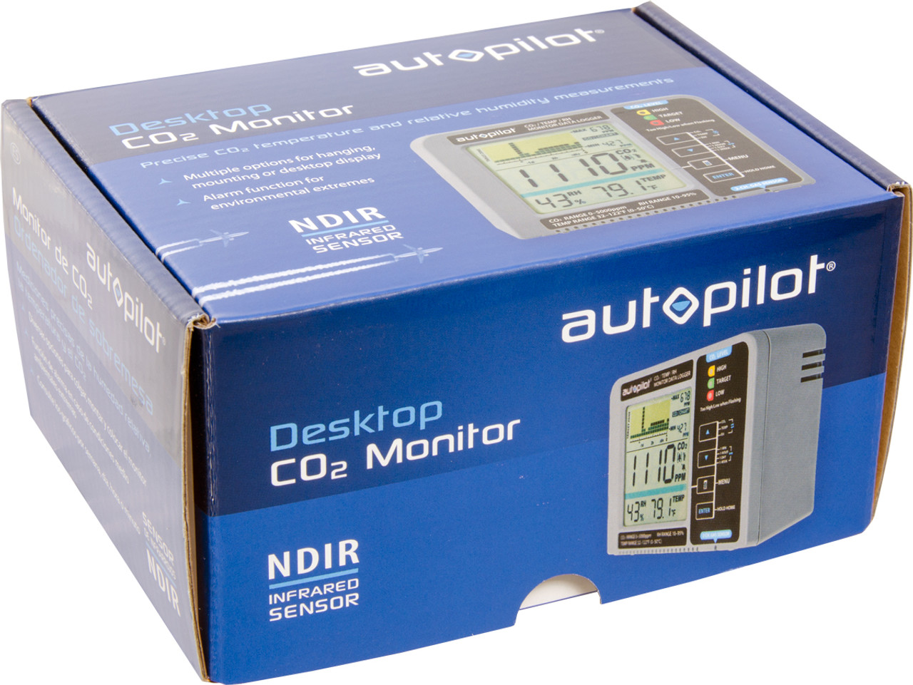 Hydroponics | Autopilot Desktop CO2 Monitor  Data Logger | CO2 Enrichment