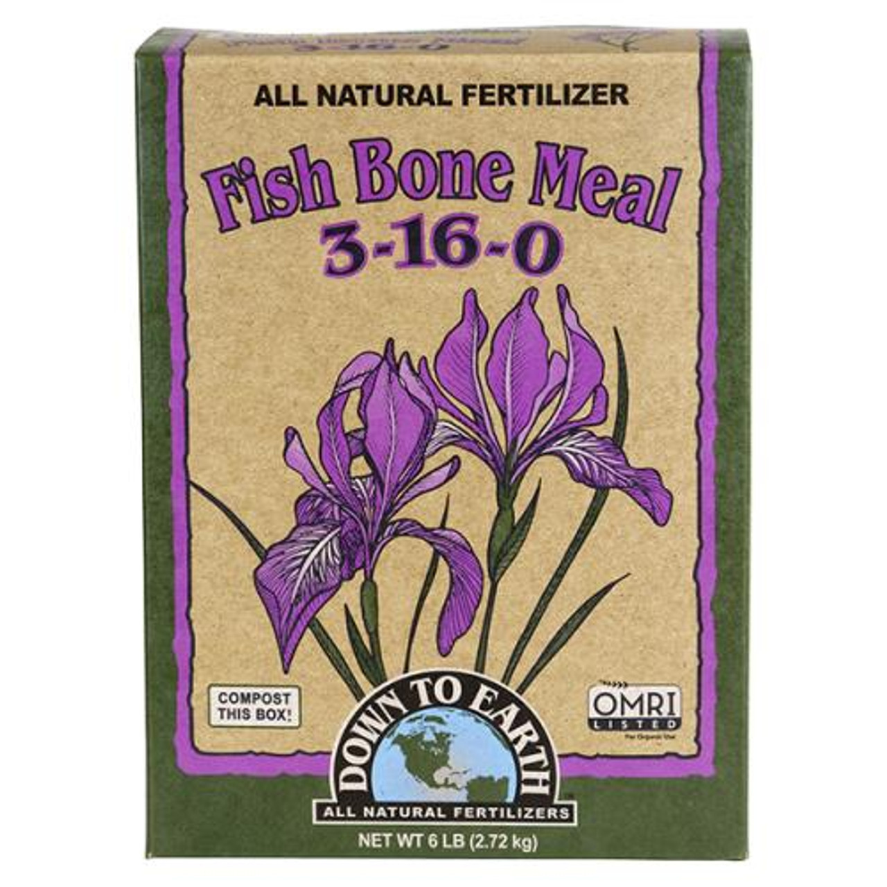 Down To Earth Fish Bone Meal | 25 lbs