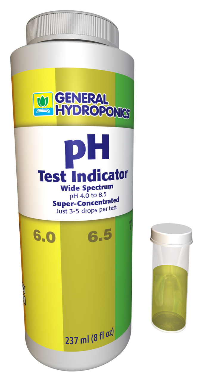 General Hydroponics® pH Test Kit 8oz New England Hydroponics