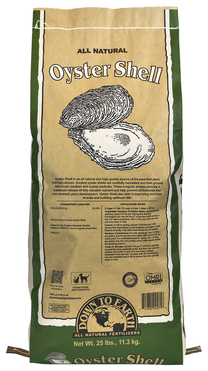 Down To Earth Oyster Shell | 25 lbs