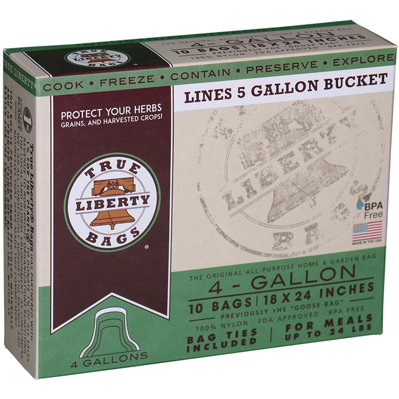 True Liberty 4 Gallon Bags 18 in x 24 in 10pk