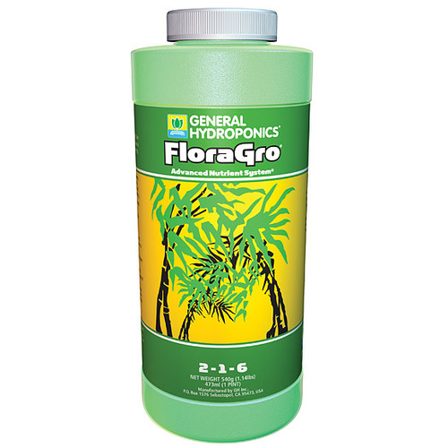 General Hydroponics FloraGro Fertilizer | 16 oz