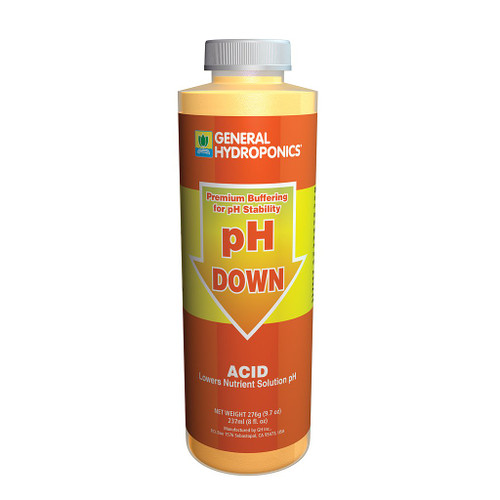 General Hydroponics pH Down | 8oz