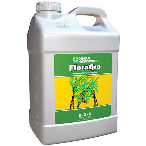 General Hydroponics FloraGro Fertilizer | 2.5 gal