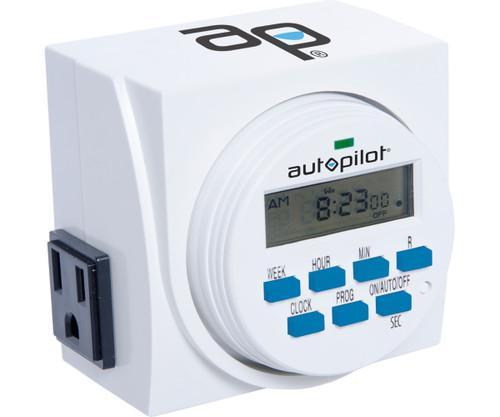 Autopilot Digital Timer Grounded Dual-Outlet