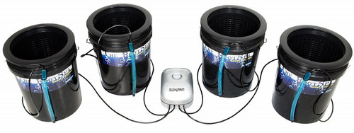 Root Spa Bucket DWC (Deep Water Culture) Hydroponics System 4-Pack