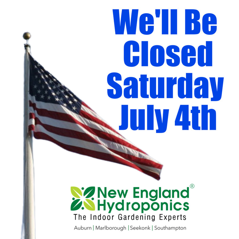 Closed Saturday July 4th!