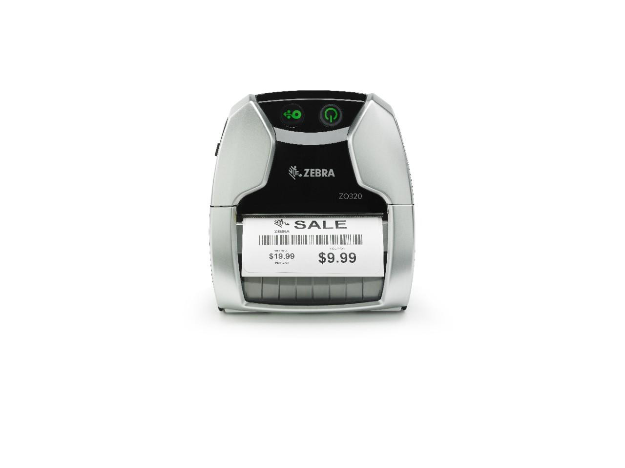 Zebra ZQ32-A0W03R0-00 ZQ320 3" 203 dpi ips Mobile Direct Thermal  Label Printer Label Sensor/Inddor