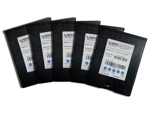 VIPColor VP610/VP700 Cyan Memjet Ink Cartridge - 5 Pack / 250 ml