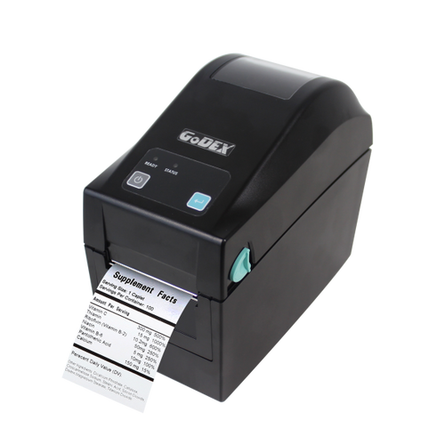 Godex DT200L 2" 203 dpi Direct Thermal Printer,USB RS232, LAN, Cutter NOT Included | 011-D20E01-00L