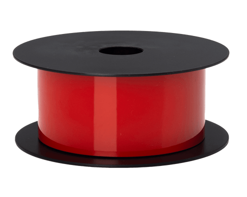 Brother BMSLT204SGRF | 2" x 75ft Red Continuous High Performance Reflective Vinyl Thermal Transfer Label Tape 1' Core