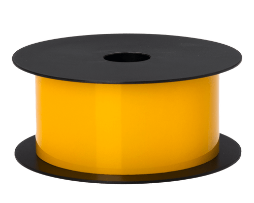 Brother BMSLT201SGRF | 2" x 75ft Yellow Continuous High Performance Reflective Vinyl Thermal Transfer Label Tape 1' Core