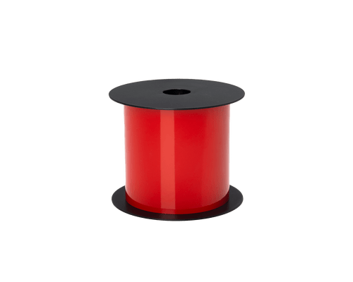 Brother BMSLT404RF | 4" x 75ft Red Continuous Reflective Floor Vinyl Thermal Transfer Label Tape 1' Core