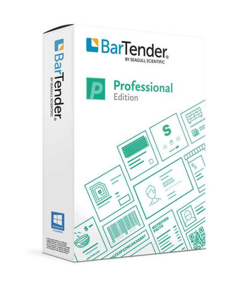 BarTender Professional - Workstation + Unlimited Printers Annual Subscription (Includes Standard MSA)