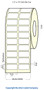 TM-C3500 1.5" x .75" Inkjet (2A) Chemical Label 2460/Roll  - 815007
