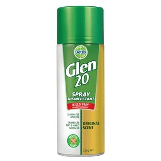 Dettol Glen 20 Disinfectant Spray Original Scent, 300gm NuPrint Office Supplies