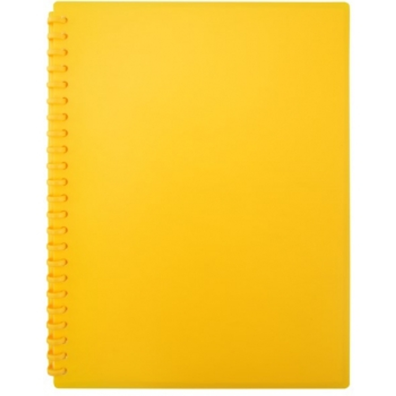 REFILLABLE DISPLAY BOOKS A4 20 Pocket Yellow NuPrint Office Supplies