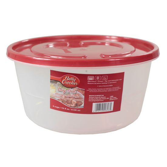 Food Storage Containers Round 2130ml (Microwave / Dishwasher
