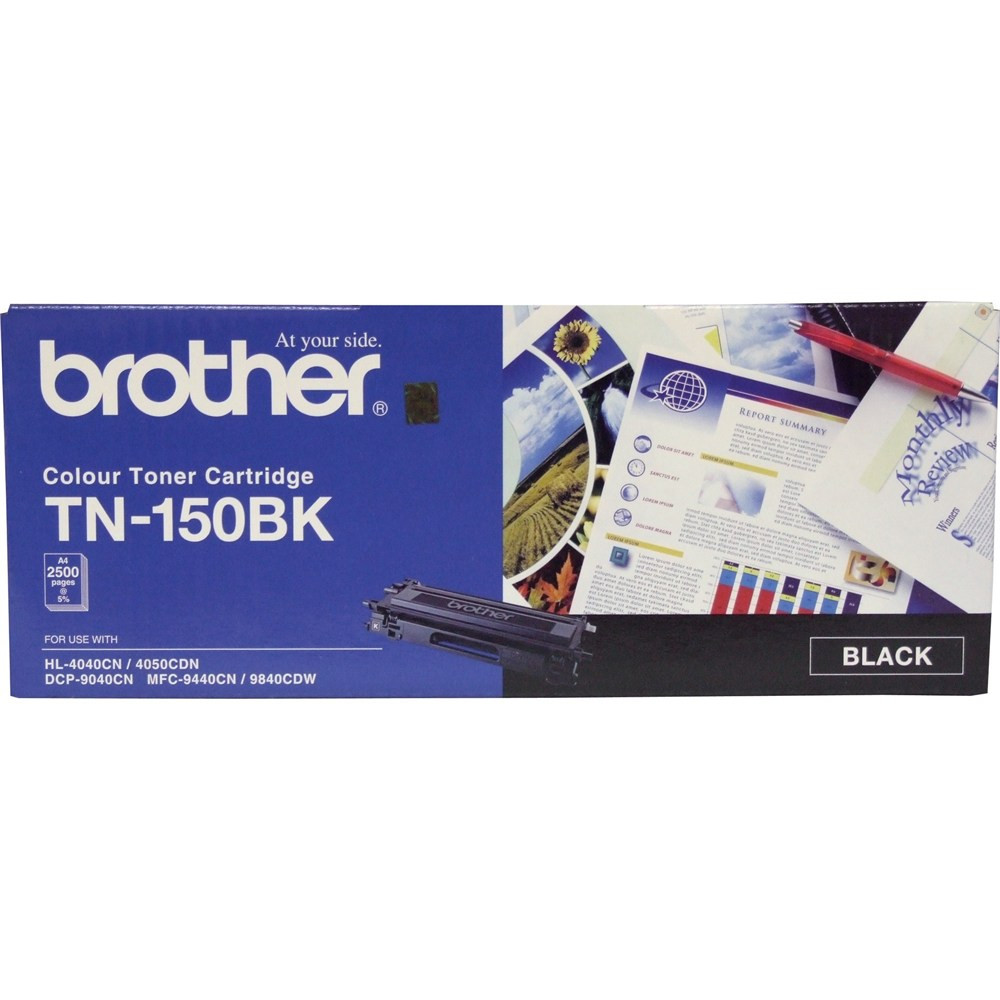 BROTHER TN-150BK ORIGINAL BLACK TONER 
