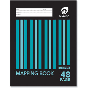 OLYMPIC MAPPING BOOK MP248 225 x 175mm, 48 Pages, Blank