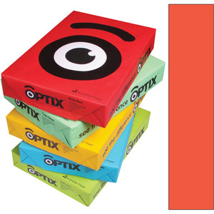 Optix Paper 80gsm A4 - Raza Red, Ream of 500 (193367)