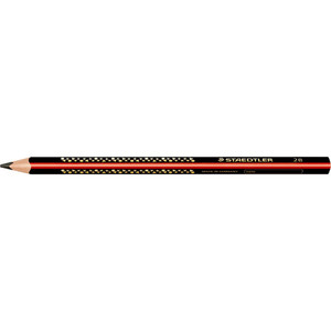 STAEDTLER TRIANGULAR PENCILS Jumbo, Graphite 2B Box of 12