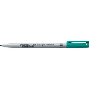 Staedtler 315 Lumocolor Pens Non-Permanent 1.0mm Medium - Green, Box of 10