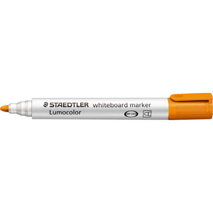 STAEDTLER 351 WHITEBOARD MARKR Bullet Orange, Bx10