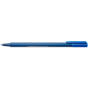 Staedtler 437 Triplus Ball Ballpoint Pen Medium - Blue, Pack of 10
