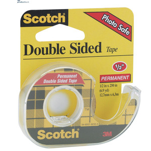 SCOTCH DOUBLE SIDED TAPE 137 - 12.7mmx11.4m 70007075560