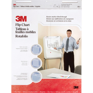 3M FLIPCHART- NON ADHESIVE 570 White 635x762mm