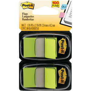 POST-IT FLAG TWIN PACKS 680-BG2 Bright Green